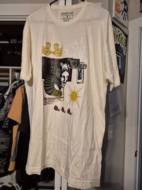 Cream Graphic Tee - Men’s Casual Shirt